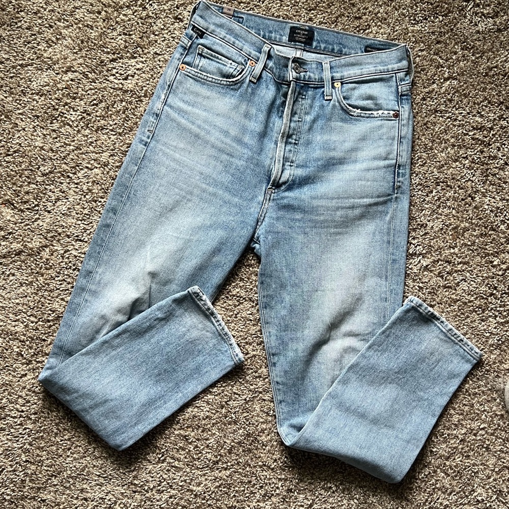 Citizens of humanity Olivia Crop High rose skinny jeans